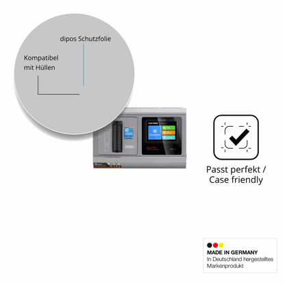 Schutzfolie mit optimaler Passform, zur Verwendung mit Hüllen geeignet