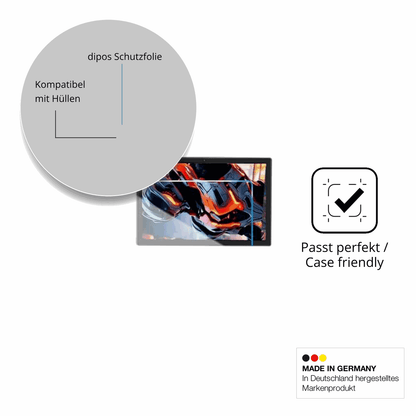 Schutzfolie mit optimaler Passform, zur Verwendung mit Hüllen geeignet
