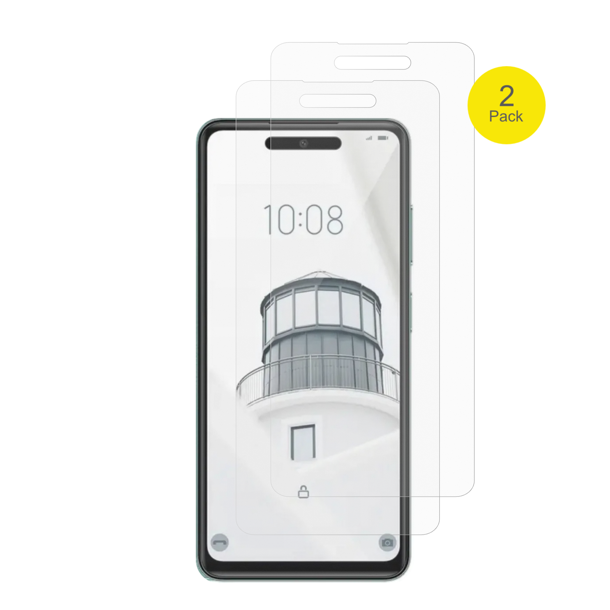 condornova 70 pro mit aufgebrachter dipos Flex Schutzfolie, glasklare Darstellung ohne Einschränkungen