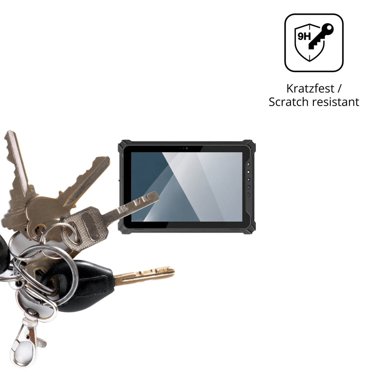 dipos Displayschutz für Conker SX10, transparente Oberfläche, perfekte Passform auch für die Rundungen