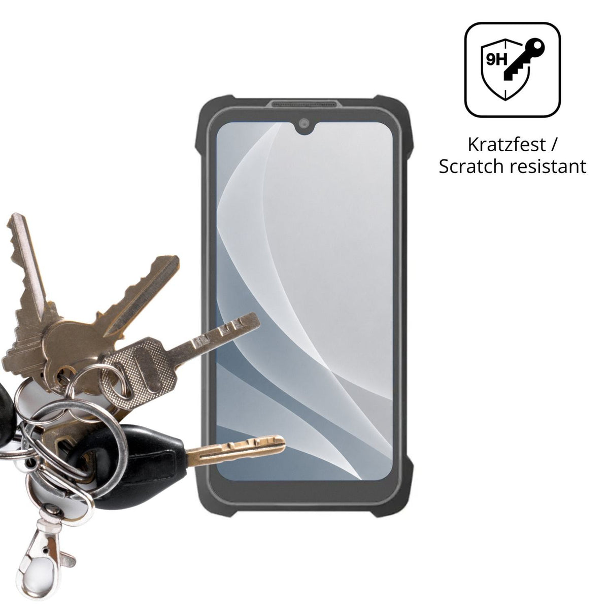 dipos Displayschutz für Conker SX56, mattierte Oberfläche, robuste Festigkeit und perfekte Passform