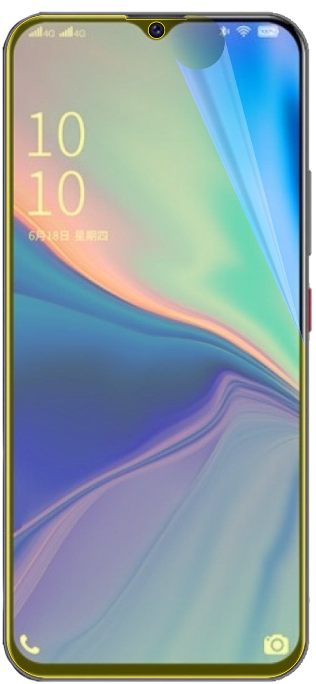 dipos Displayschutz für Coolpad COOL10, transparente Oberfläche, geringe Dicke und perfekte Passform