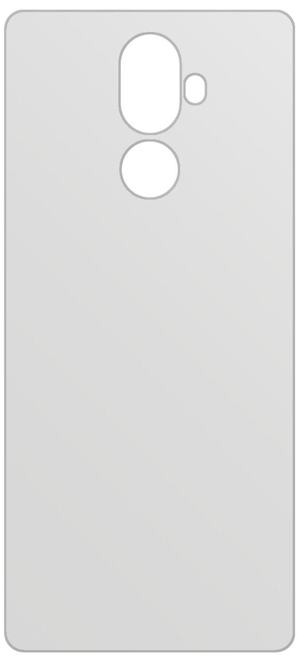 dipos Displayschutz für Coolpad Note 8 Rückseite, mattierte Oberfläche, geringe Dicke und perfekte Passform