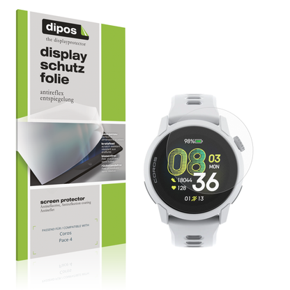 Matte Displayschutzfolie von dipos passend für corospace 4, präziser Zuschnitt und blasenfrei montiert