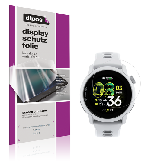 Klare Displayschutzfolie von dipos passend für corospace 4, präziser Zuschnitt und blasenfrei montiert