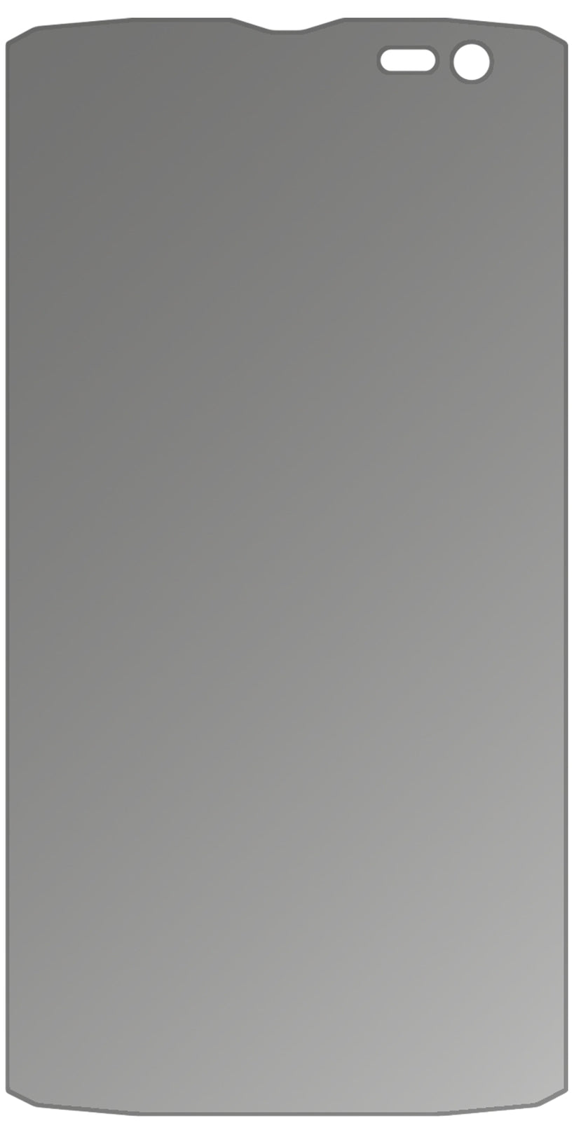 dipos Displayschutz für Crosscall Core X3, mattierte Oberfläche, Blickschutzfilter und perfekter Passform