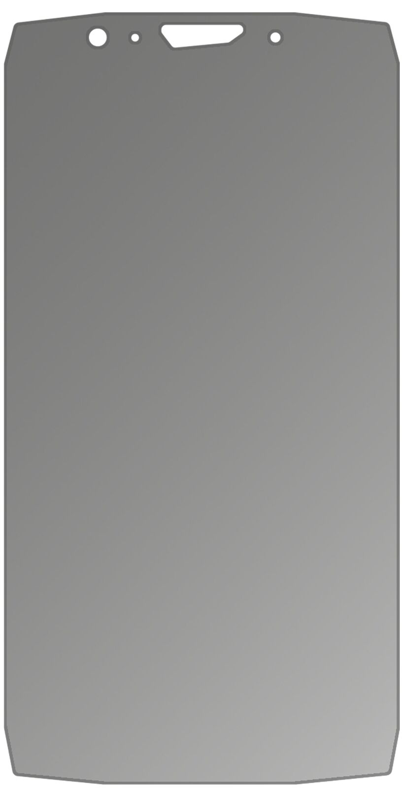 dipos Displayschutz für Crosscall Trekker X4, mattierte Oberfläche, Blickschutzfilter und perfekter Passform
