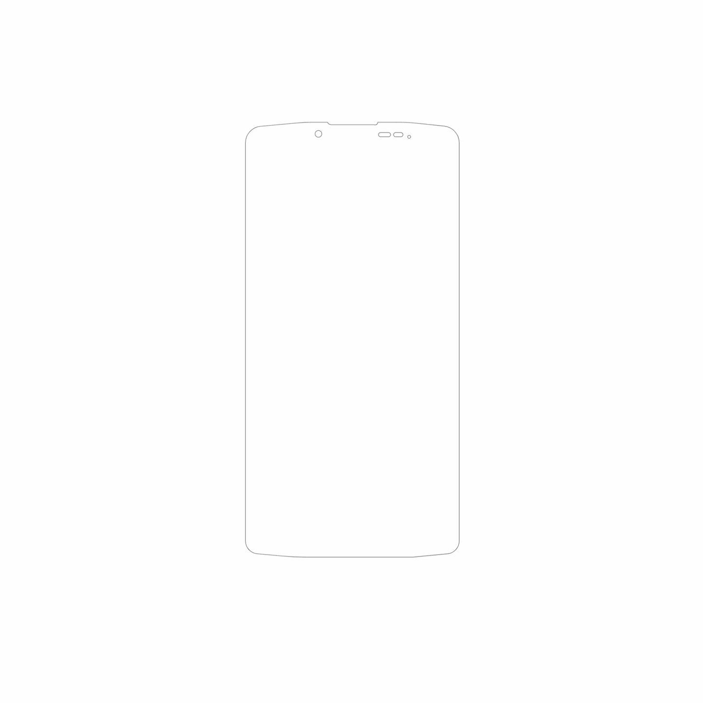 dipos Displayschutz für CROSSCALL Core-M6, mattierte Oberfläche, geringe Dicke und perfekte Passform