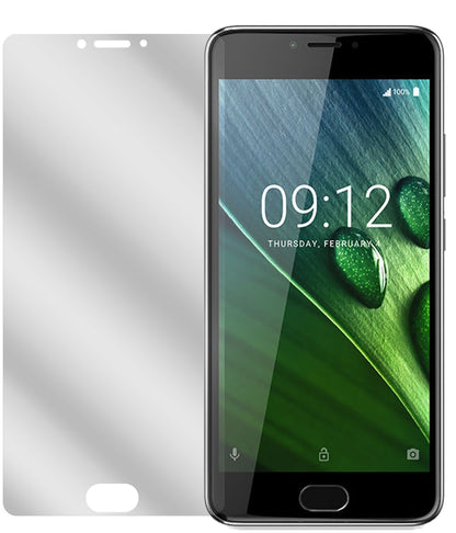 AcerLiquid Z6 Plus mit aufgebrachter dipos Displayschutzfolie, glasklare Darstellung ohne Einschränkungen