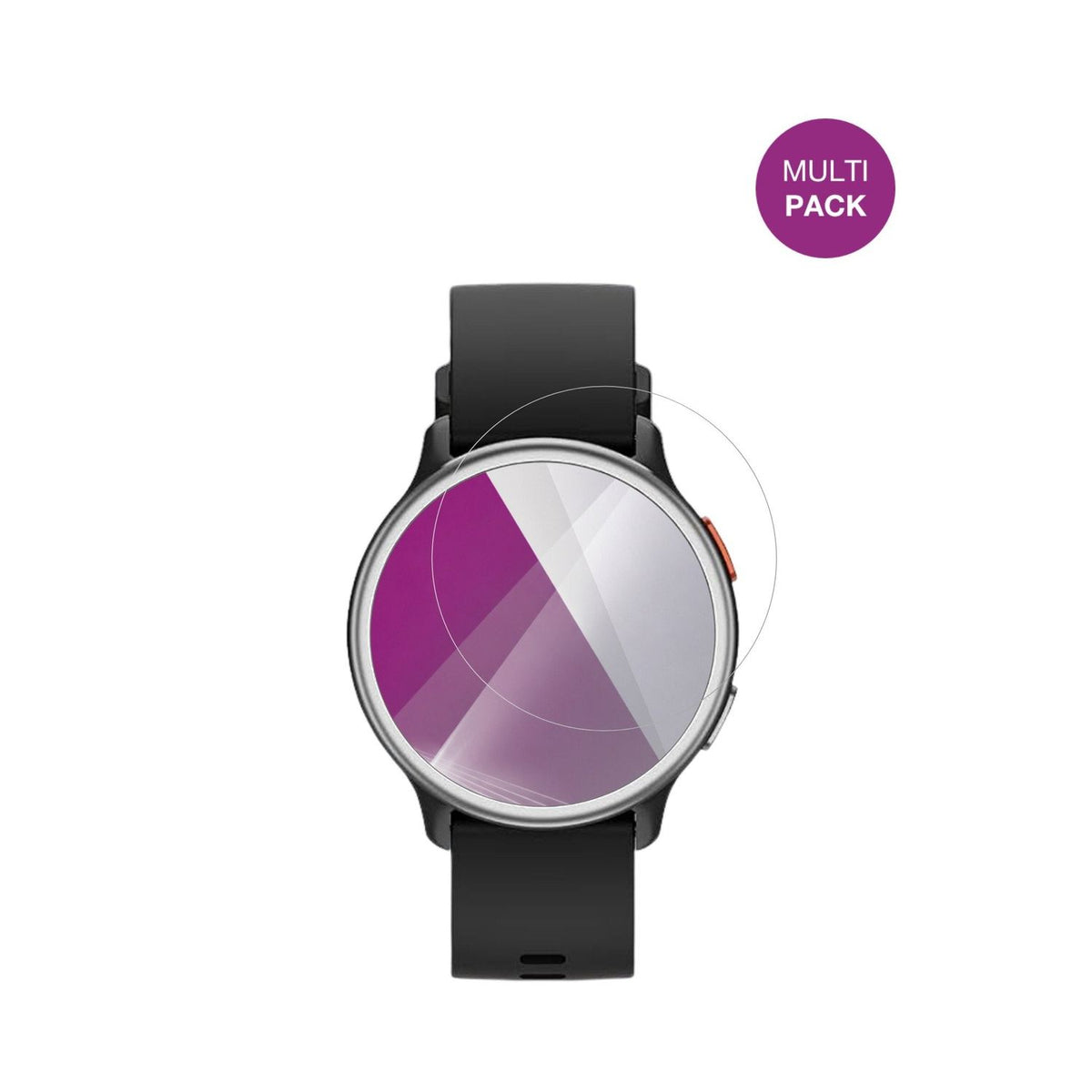 6x Schutzfolie klar für aeac 1.27 Smartwatch Display-Schutzfolie