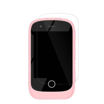 AlutoriaKinder Handy PH05 mit aufgebrachter dipos Displayschutzfolie, glasklare Darstellung ohne Einschränkungen