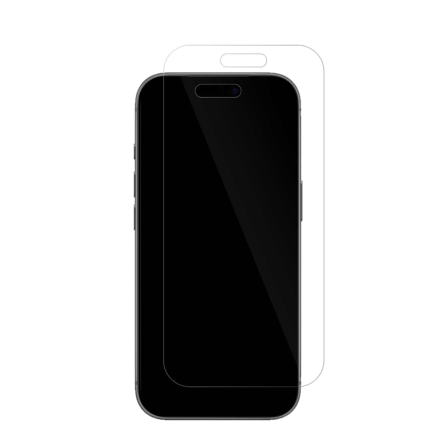 AppleiPhone 17 Air mit aufgebrachter dipos Displayschutzfolie, glasklare Darstellung ohne Einschränkungen