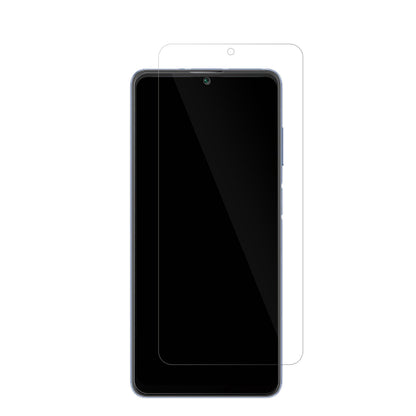 BlackviewA53 Pro mit aufgebrachter dipos Displayschutzfolie, glasklare Darstellung ohne Einschränkungen