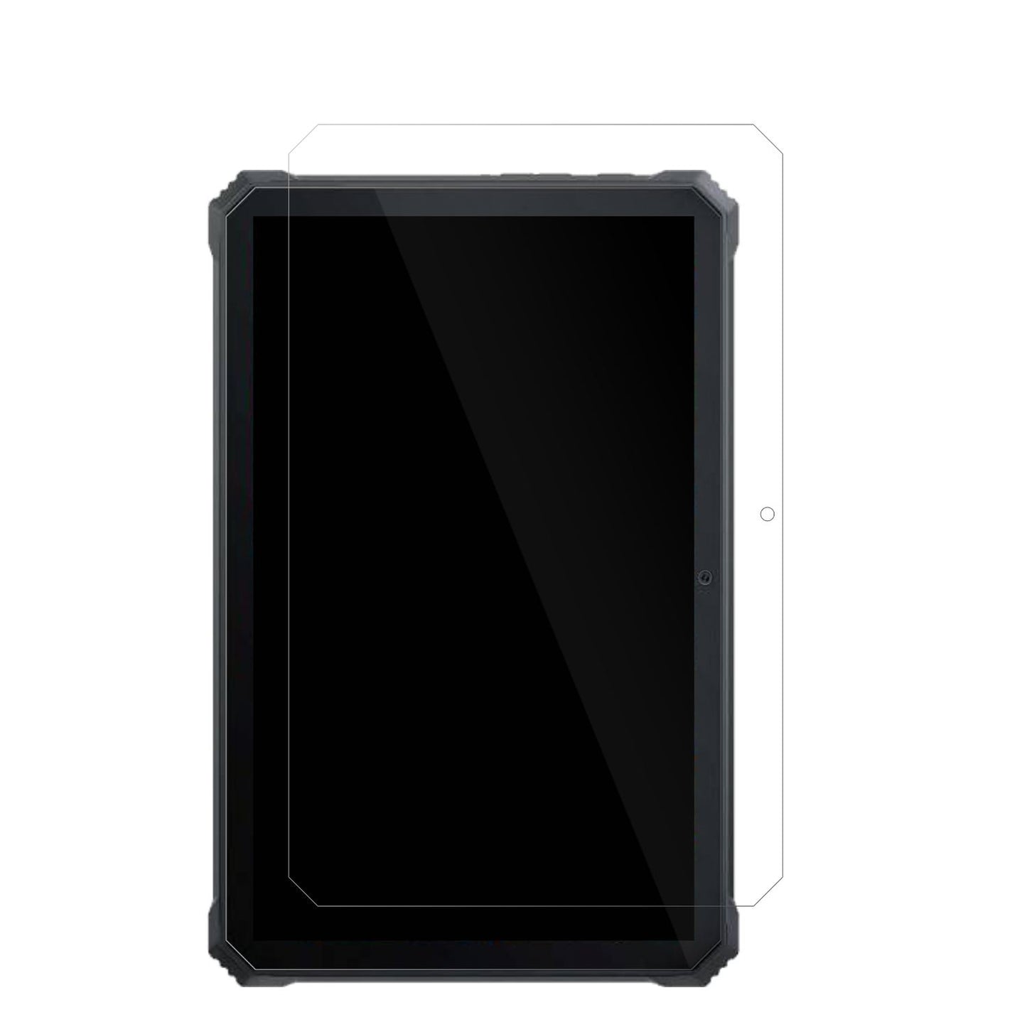 BlackviewActive 8 Pro Outdoor mit aufgebrachter dipos Displayschutzfolie, glasklare Darstellung ohne Einschränkungen