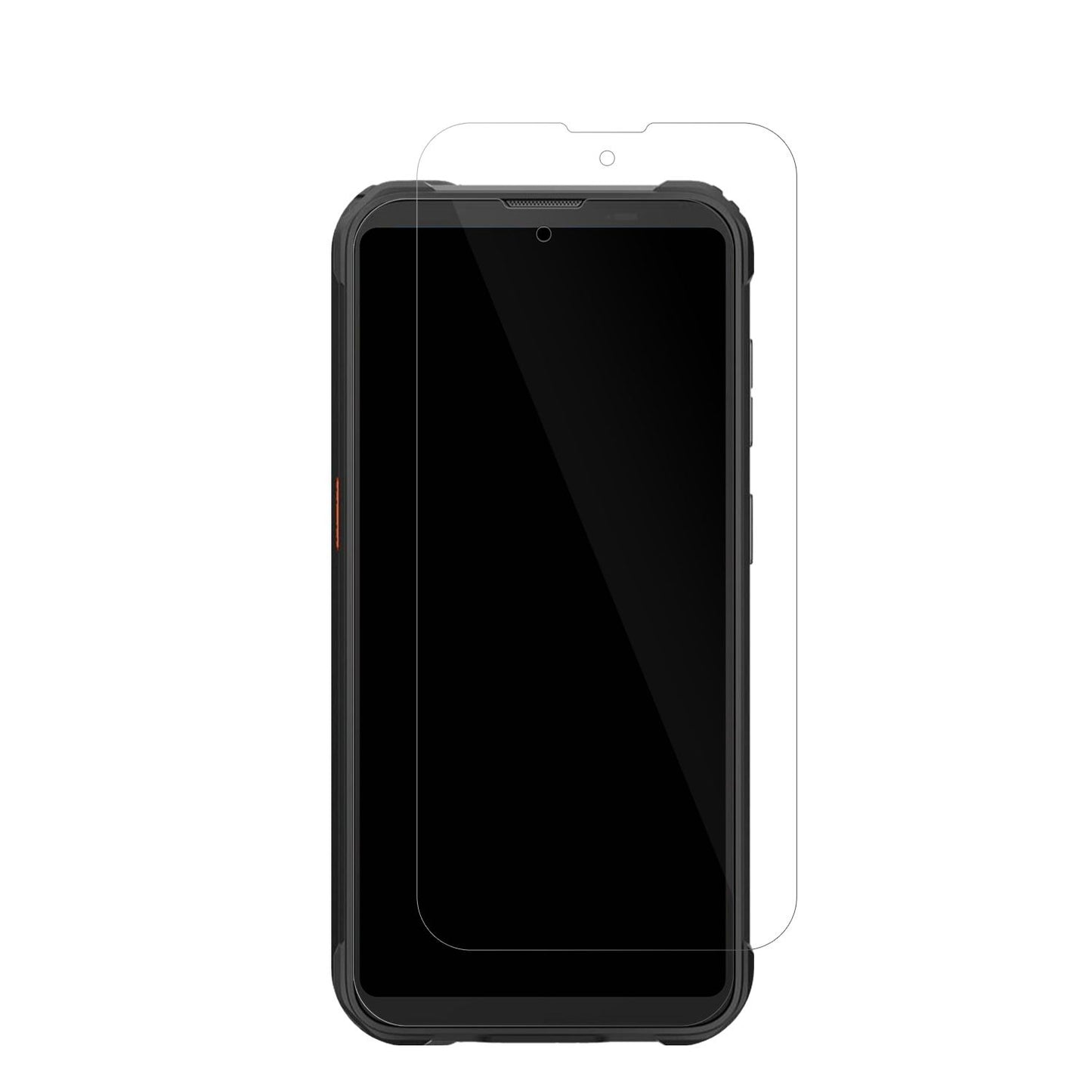 BlackviewBV5300 mit aufgebrachter dipos Displayschutzfolie, glasklare Darstellung ohne Einschränkungen