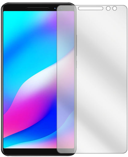 BlackviewMax 1 mit aufgebrachter dipos Displayschutzfolie, glasklare Darstellung ohne Einschränkungen