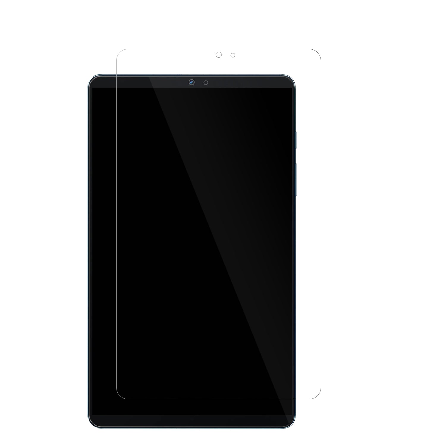 BlackviewTab 60 Pro mit aufgebrachter dipos Displayschutzfolie, glasklare Darstellung ohne Einschränkungen