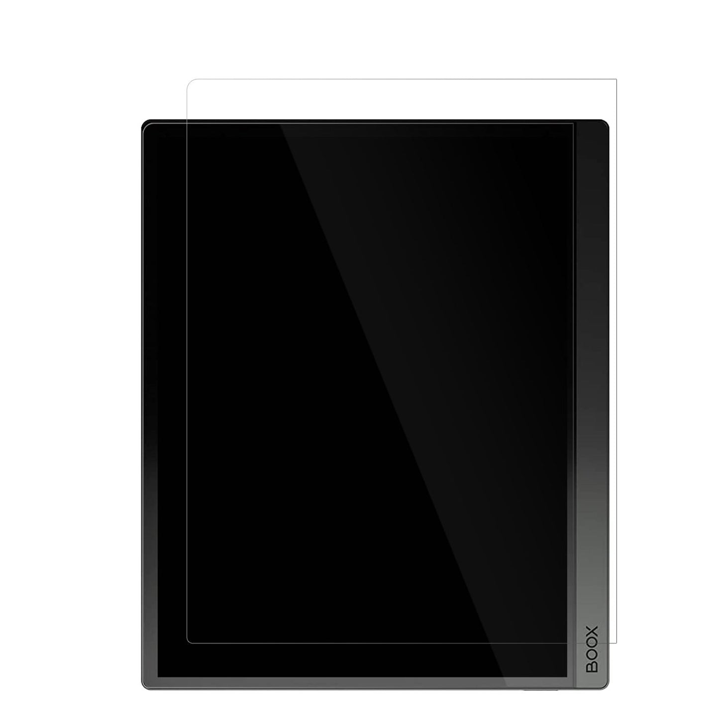 BooxTab Ultra C 10.3 Zoll mit aufgebrachter dipos Displayschutzfolie, glasklare Darstellung ohne Einschränkungen