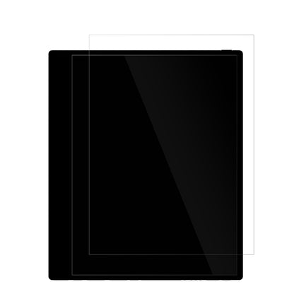 BooxTab X C mit aufgebrachter dipos Displayschutzfolie, glasklare Darstellung ohne Einschränkungen