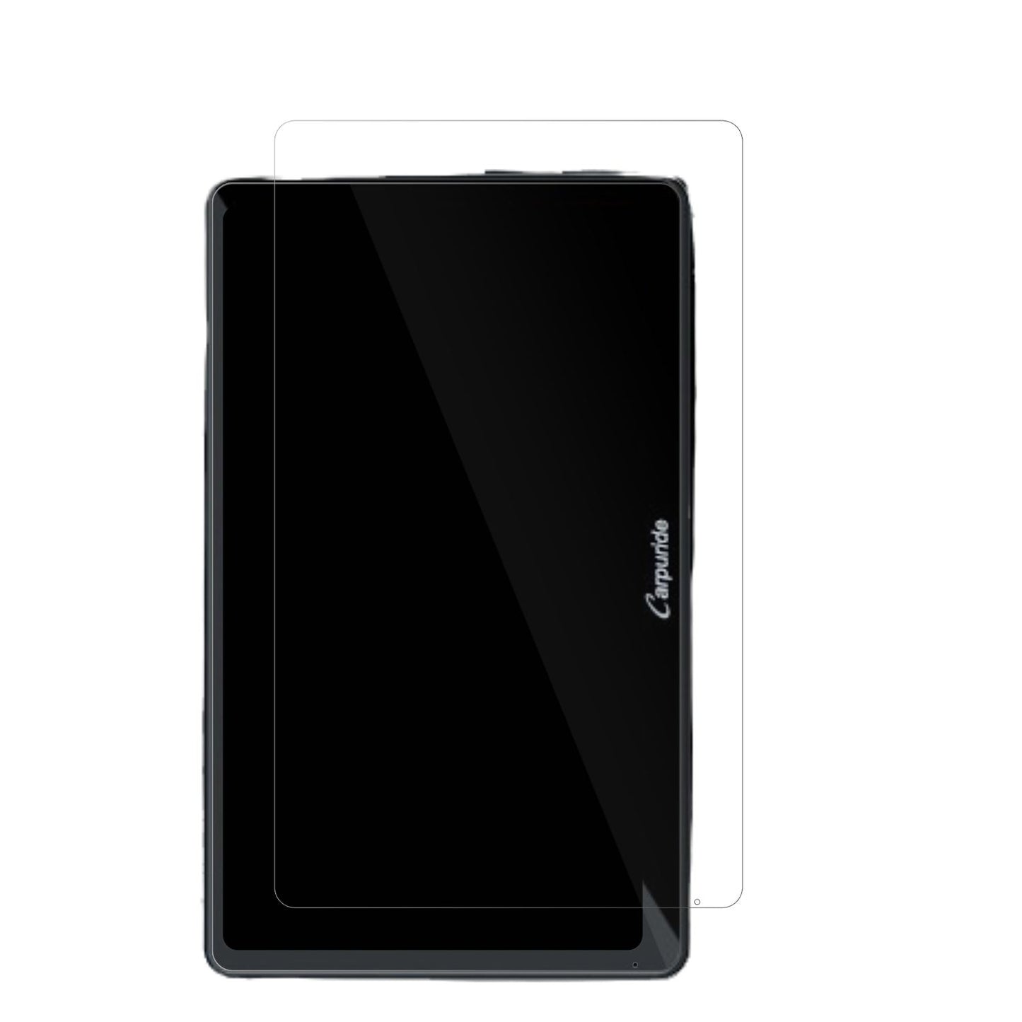 CarpurideYT101S mit aufgebrachter dipos Displayschutzfolie, glasklare Darstellung ohne Einschränkungen