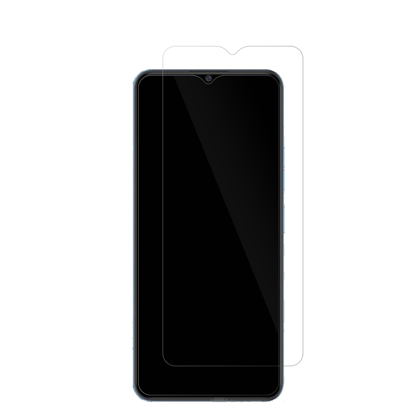 CoolpadCool 20S mit aufgebrachter dipos Displayschutzfolie, glasklare Darstellung ohne Einschränkungen