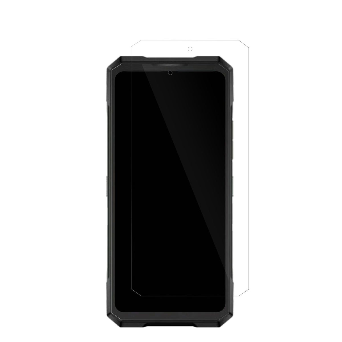 DoogeeBlade GT Pro mit aufgebrachter dipos Displayschutzfolie, glasklare Darstellung ohne Einschränkungen
