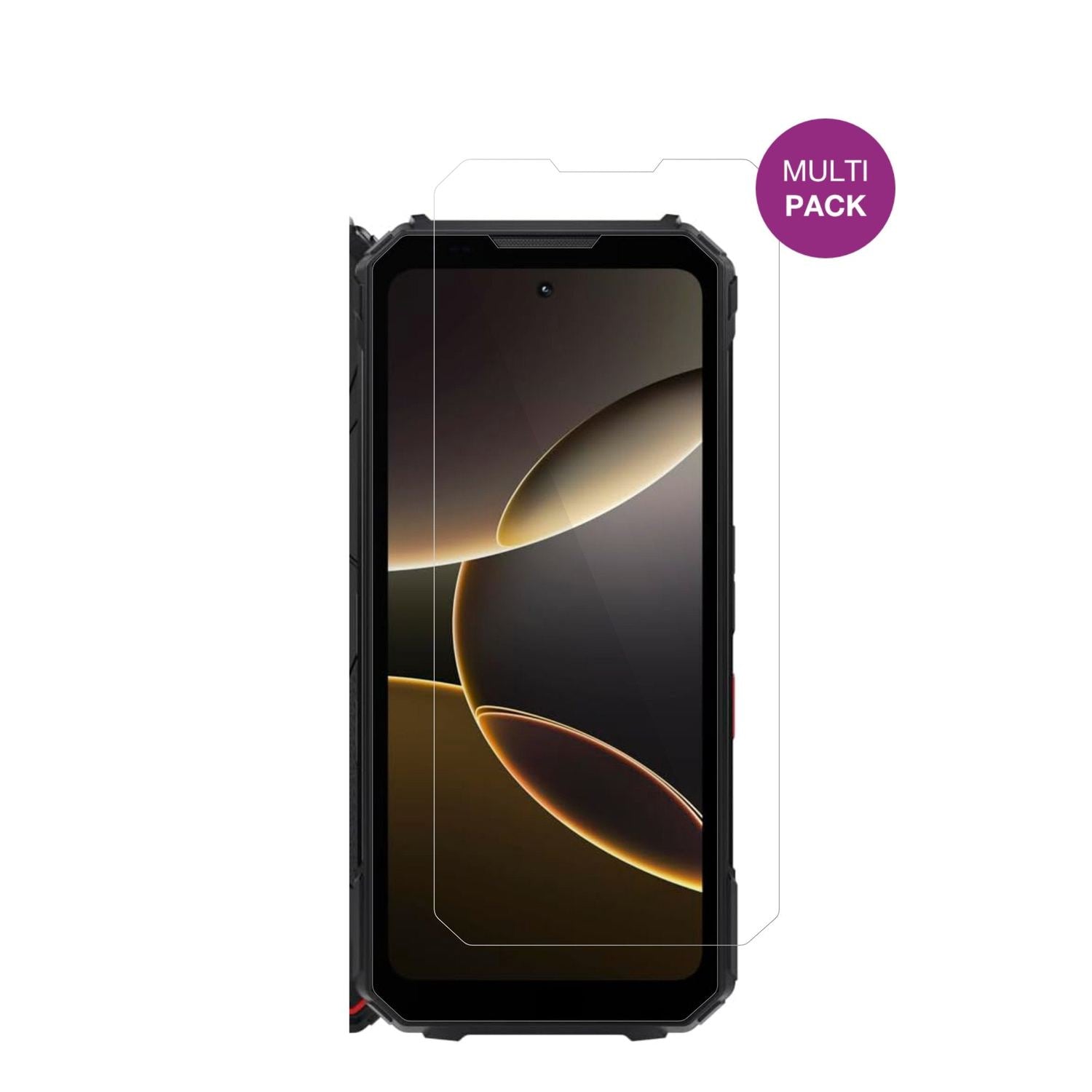 DOOGEEV Max LR 5G mit aufgebrachter dipos Displayschutzfolie, glasklare Darstellung ohne Einschränkungen