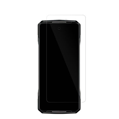 DoogeeV40 mit aufgebrachter dipos Displayschutzfolie, glasklare Darstellung ohne Einschränkungen