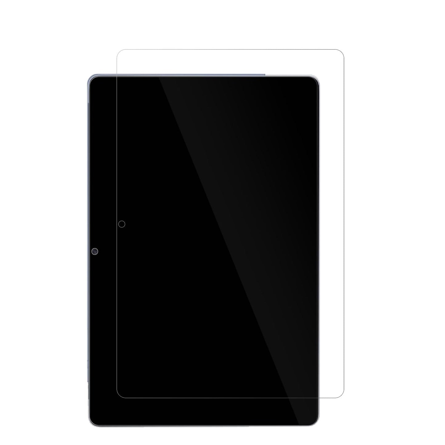 FanyFish13 Tablet mit aufgebrachter dipos Displayschutzfolie, glasklare Darstellung ohne Einschränkungen