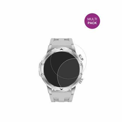 FitVigorSmartwatch 1.53 Zoll mit aufgebrachter dipos Displayschutzfolie, glasklare Darstellung ohne Einschränkungen