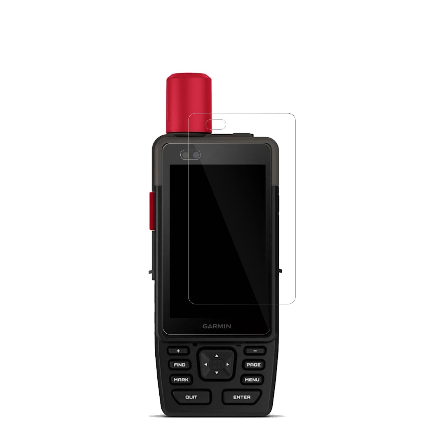 GarminGPSMAP H1i Plus mit aufgebrachter dipos Displayschutzfolie, glasklare Darstellung ohne Einschränkungen