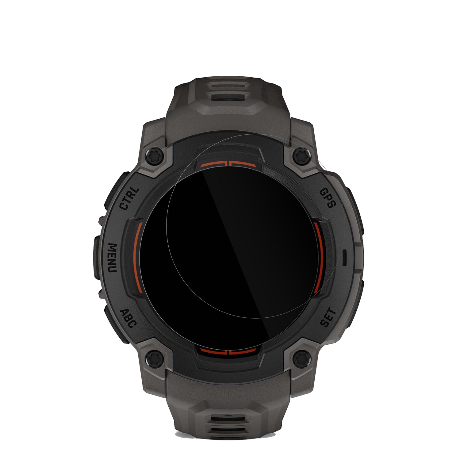 GarminInstinct E 40mm mit aufgebrachter dipos Displayschutzfolie, glasklare Darstellung ohne Einschränkungen