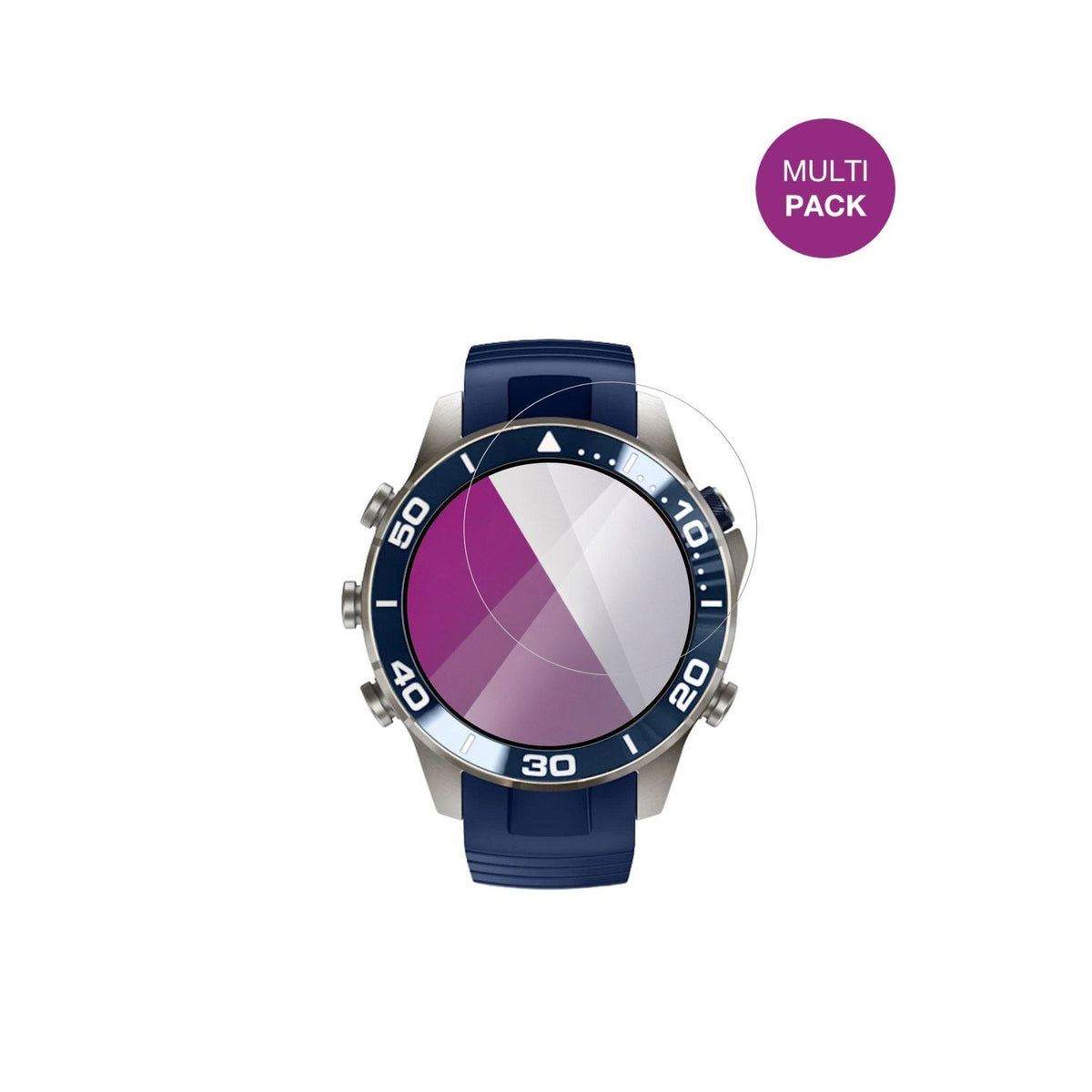 6x Schutzfolie klar für Garmin MARQ Diver Display-Schutzfolie