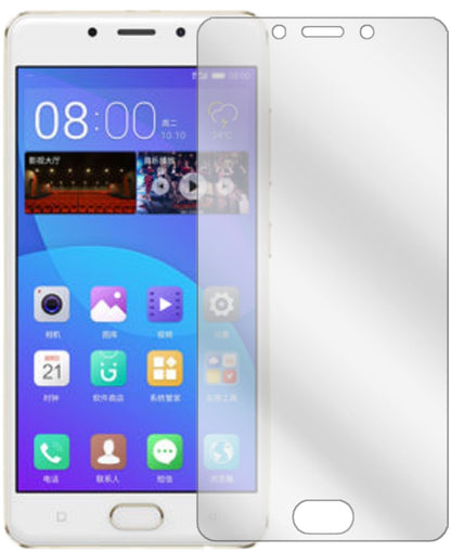 GioneeF5 mit aufgebrachter dipos Displayschutzfolie, glasklare Darstellung ohne Einschränkungen