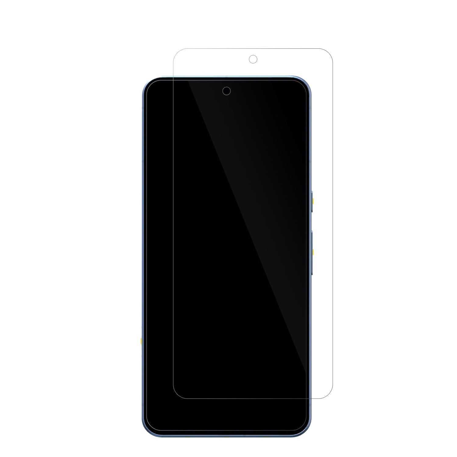 GooglePixel 8 Pro mit aufgebrachter dipos Displayschutzfolie, glasklare Darstellung ohne Einschränkungen
