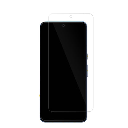 GooglePixel 8 Pro mit aufgebrachter dipos Displayschutzfolie, glasklare Darstellung ohne Einschränkungen