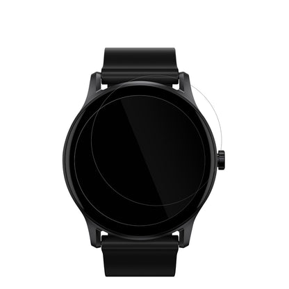 HaylouGS Smartwatch mit aufgebrachter dipos Displayschutzfolie, glasklare Darstellung ohne Einschränkungen