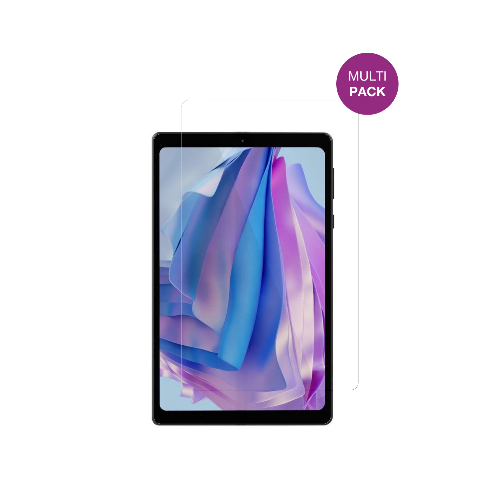 HeadwolfFpad 5 mit aufgebrachter dipos Displayschutzfolie, glasklare Darstellung ohne Einschränkungen