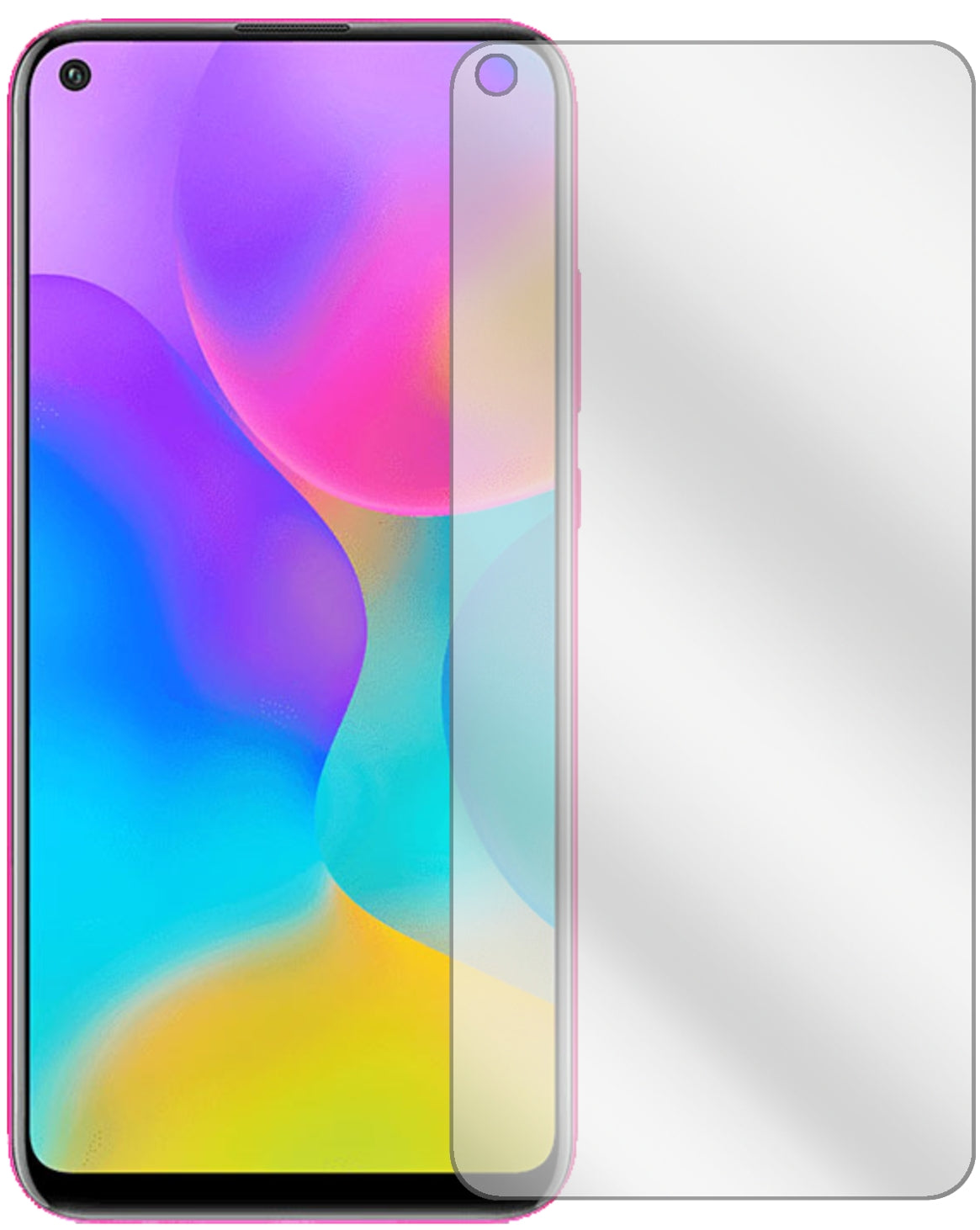 HonorPlay 3 mit aufgebrachter dipos Displayschutzfolie, glasklare Darstellung ohne Einschränkungen