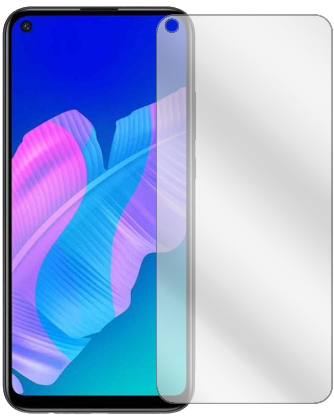 HuaweiY7p mit aufgebrachter dipos Displayschutzfolie, glasklare Darstellung ohne Einschränkungen