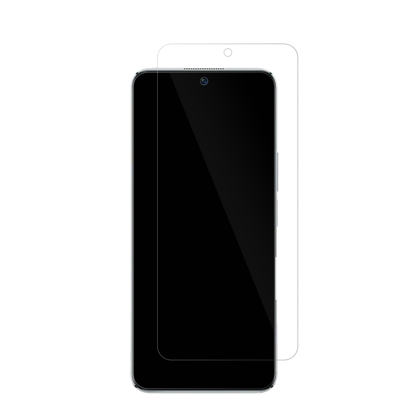 HonorPlay6T Pro mit aufgebrachter dipos Displayschutzfolie, glasklare Darstellung ohne Einschränkungen