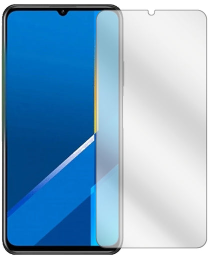 HonorX10 Max 5G mit aufgebrachter dipos Displayschutzfolie, glasklare Darstellung ohne Einschränkungen