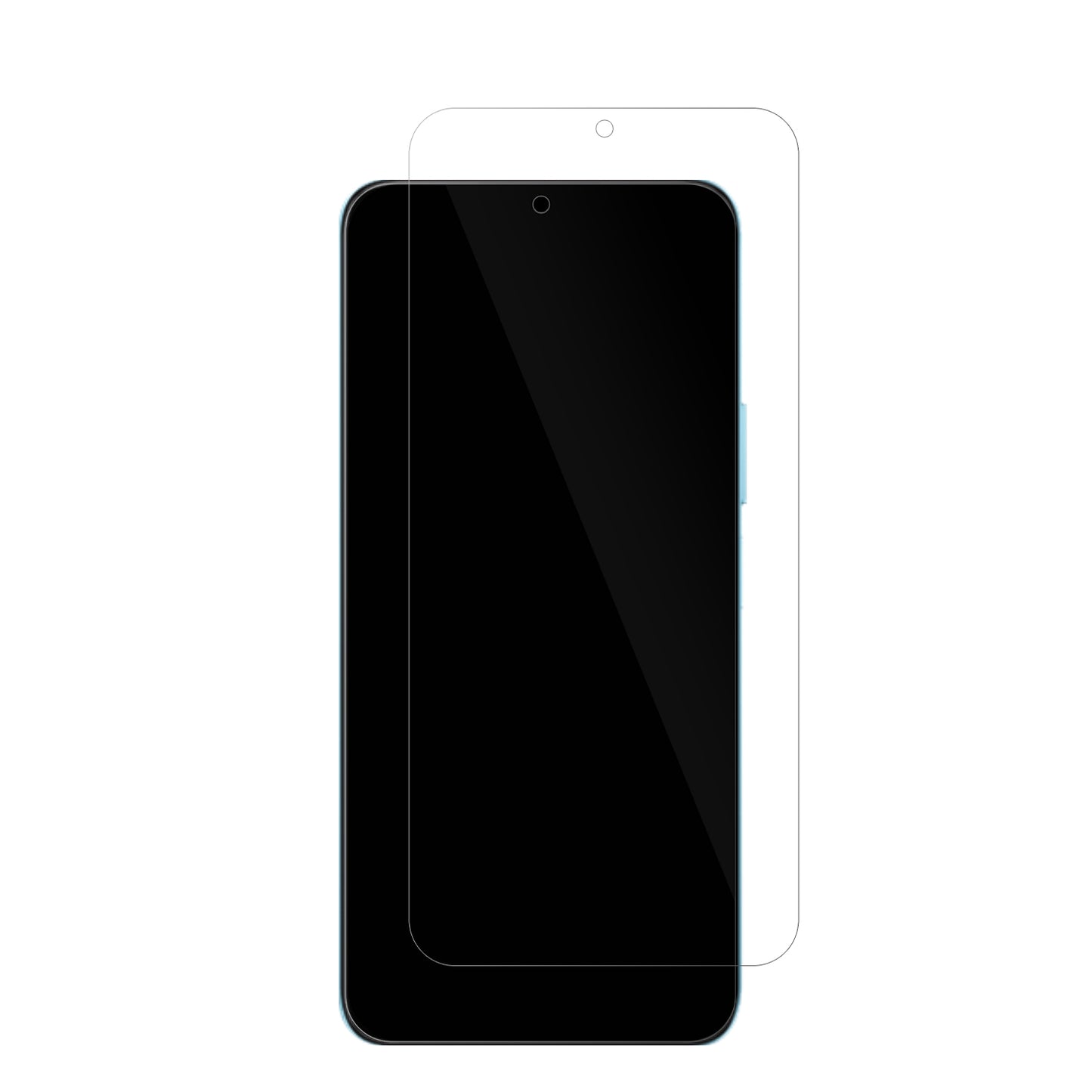 HonorX5b mit aufgebrachter dipos Displayschutzfolie, glasklare Darstellung ohne Einschränkungen