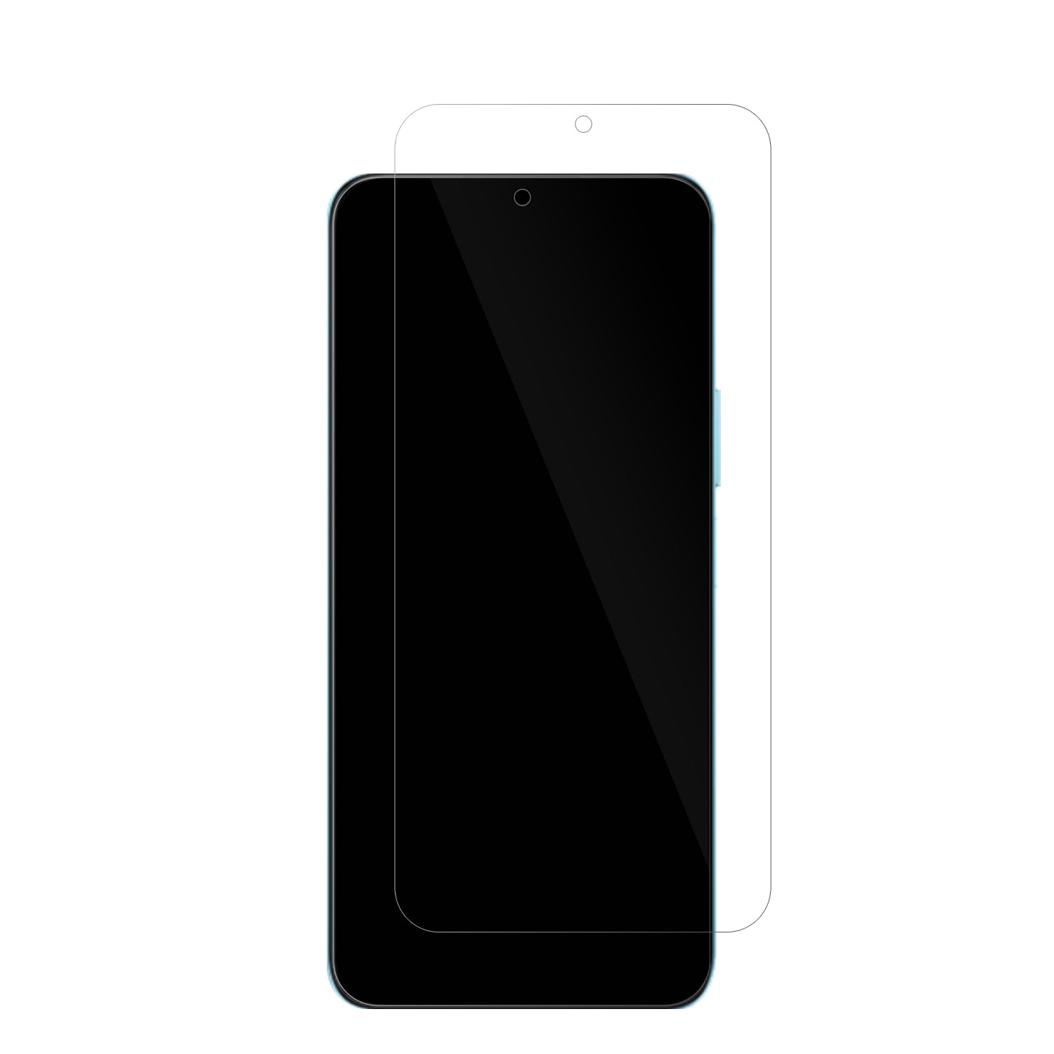 HonorX5b mit aufgebrachter dipos Displayschutzfolie, glasklare Darstellung ohne Einschränkungen