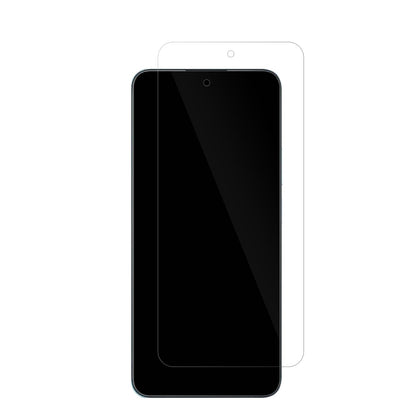 HonorX7c 4G mit aufgebrachter dipos Displayschutzfolie, glasklare Darstellung ohne Einschränkungen