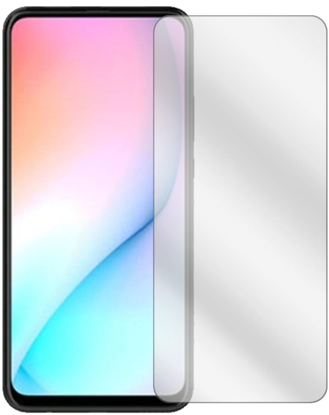 HuaweiEnjoy 10 Plus mit aufgebrachter dipos Displayschutzfolie, glasklare Darstellung ohne Einschränkungen