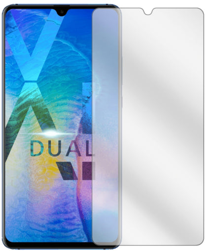 HuaweiMate 20 X mit aufgebrachter dipos Displayschutzfolie, glasklare Darstellung ohne Einschränkungen