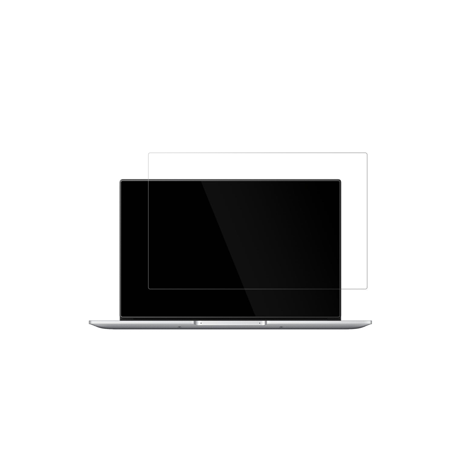 HuaweiMatebook 14 mit aufgebrachter dipos Displayschutzfolie, glasklare Darstellung ohne Einschränkungen