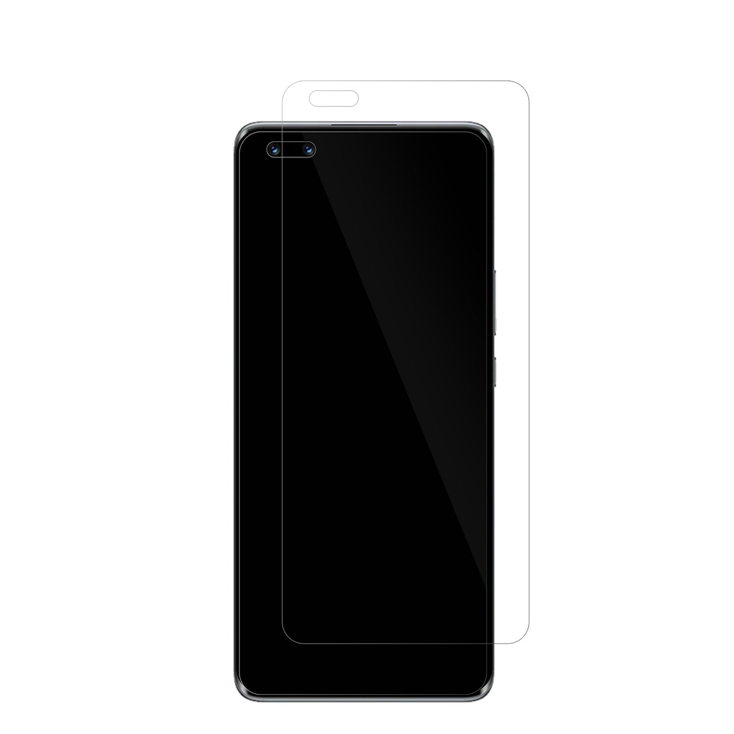 HuaweiNova 10 Pro mit aufgebrachter dipos Displayschutzfolie, glasklare Darstellung ohne Einschränkungen