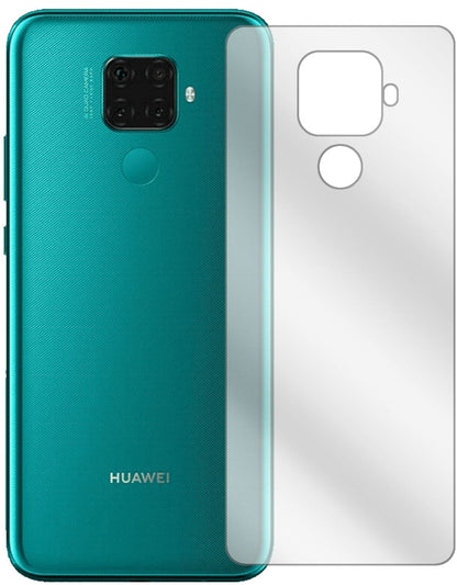 Huaweinova 5i Pro Rückseite mit aufgebrachter dipos Displayschutzfolie, glasklare Darstellung ohne Einschränkungen